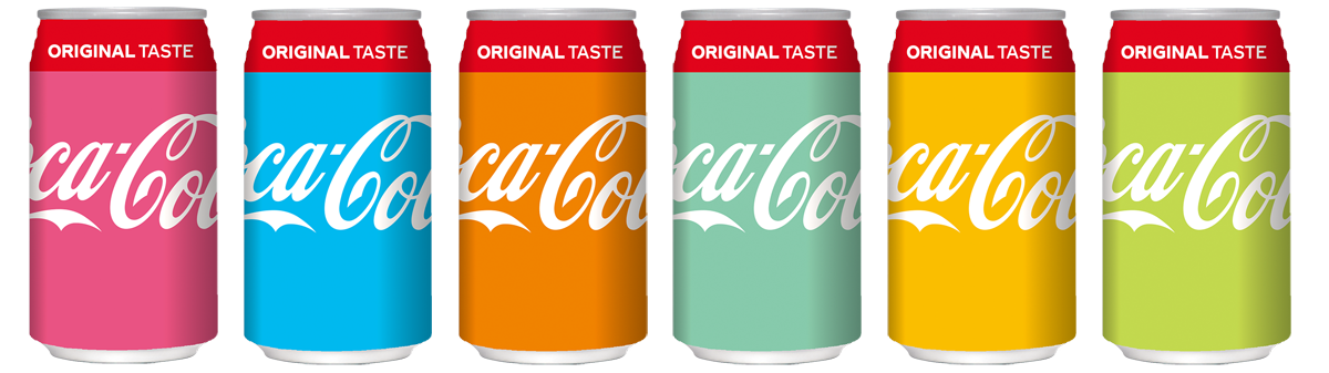 新発売「コカ・コーラ」カラーボトル